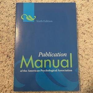 Publication Manual 6th edition